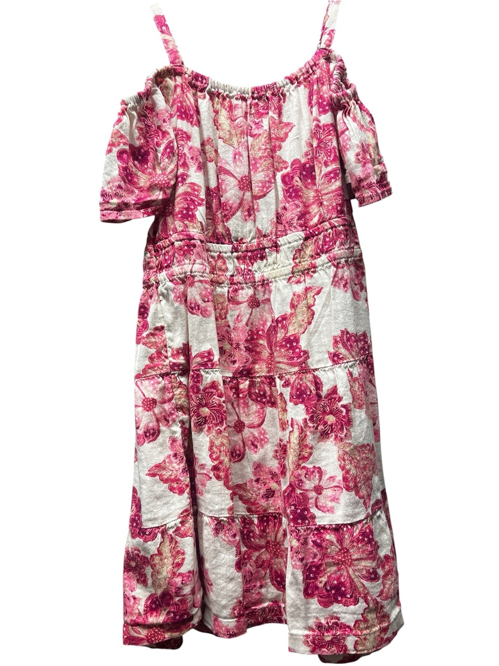 Old Navy Cold Shoulder Midi Dress Cottagecore Spring Summer Size 8 medium